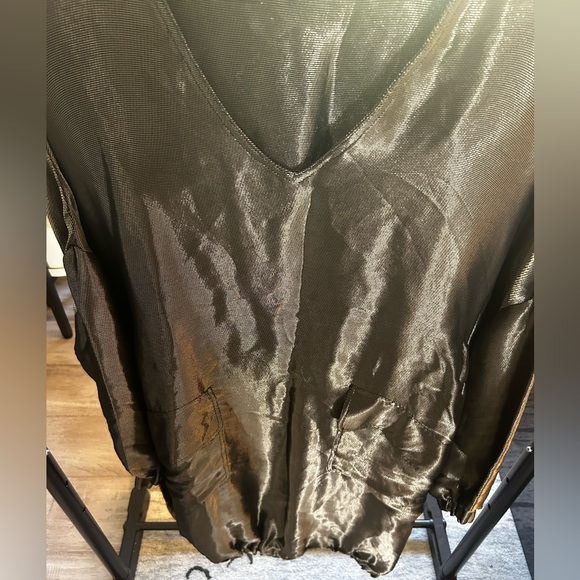 TSE F/W 2008 Metallic V-Neck Cargo Pocket Dress - Picture 6 of 7